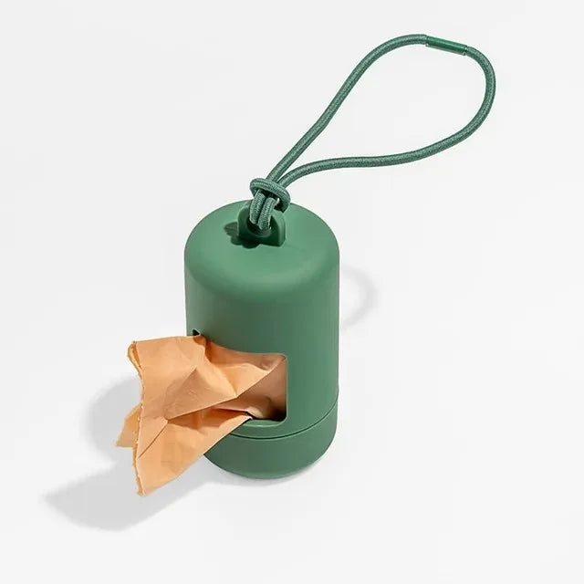 Dispensador Portátil de Bolsas para Heces de Perro