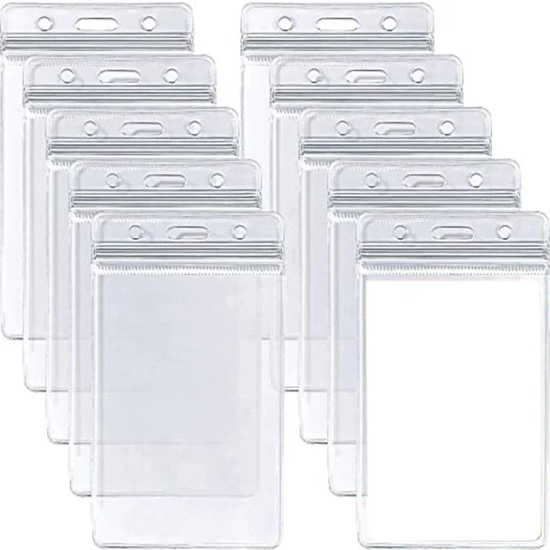 Clear Vinyl ID Badge Holder with Soft PVC Case