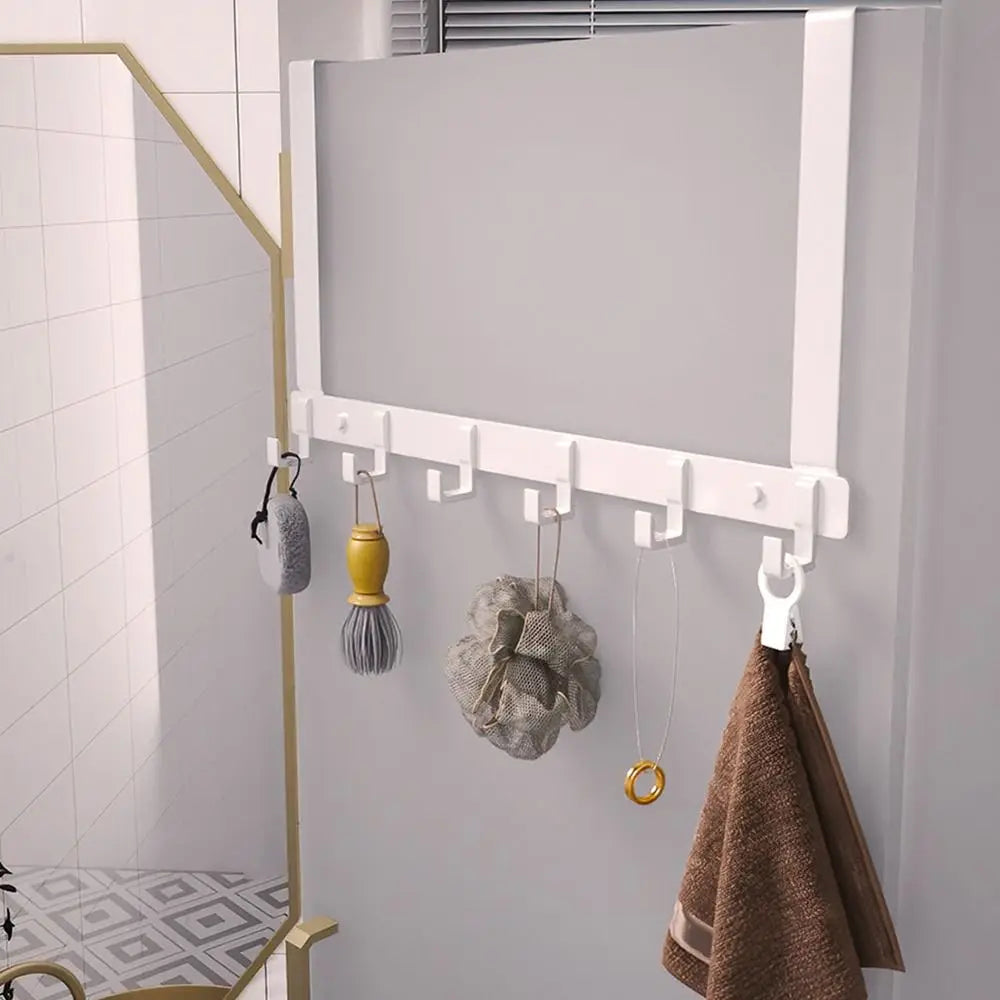 Over-the-Door 6-Hook Organizer Rack