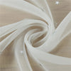 Silver Star Sheer Curtain with Hot Stamping Detail
