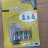 Tire Pressure Monitoring Valve Caps with Color Alert Indicators (4-Pack)
