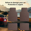 Universal All-Weather 4-Piece PU Leather Car Floor Mats