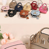 Mini Leather-Look Coin Purse with Keychain