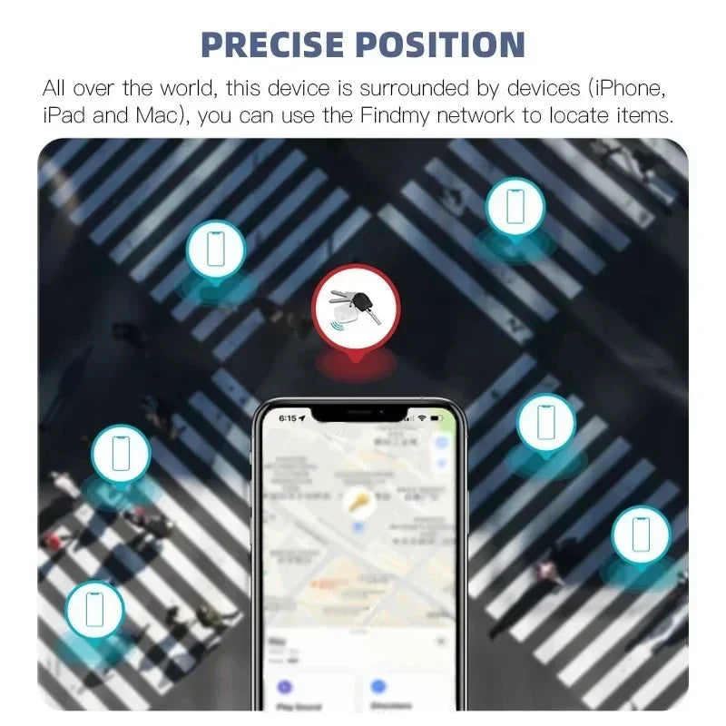 Smart Bluetooth Tracker for iOS Find My Network