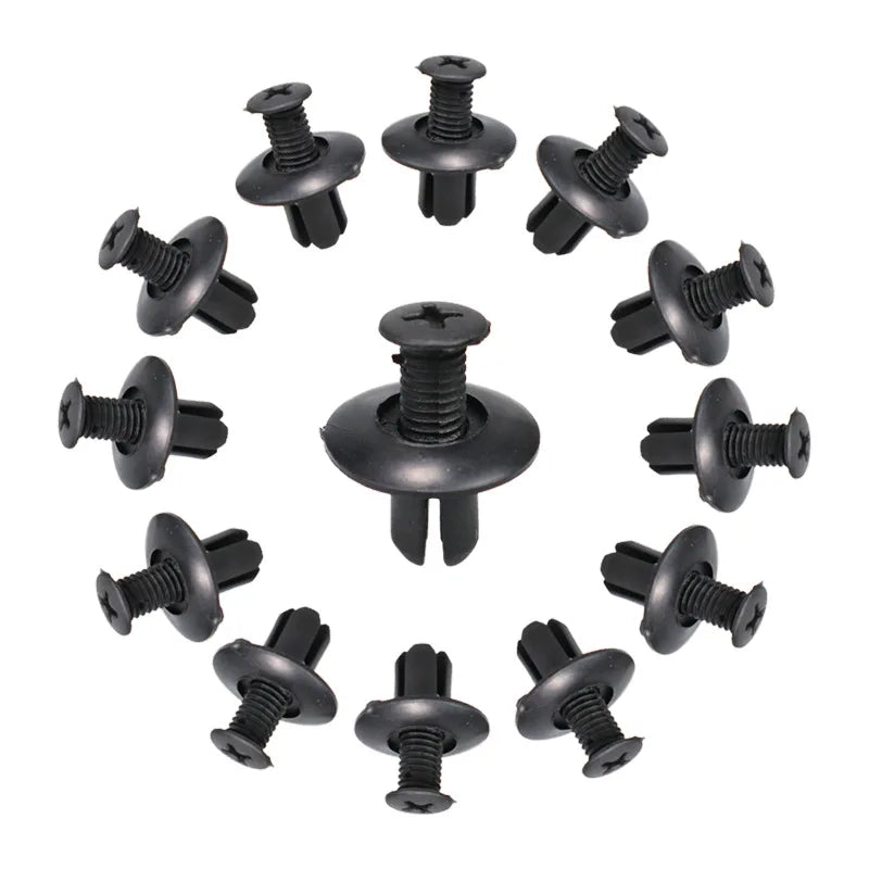Plastic Push Rivets for Car Trim Panels (50-Pack)