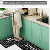 Non-Slip Absorbent Kitchen and Bathroom Floor Mat