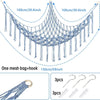 Macrame Toy Hammock for Corner Storage and Wall Decor