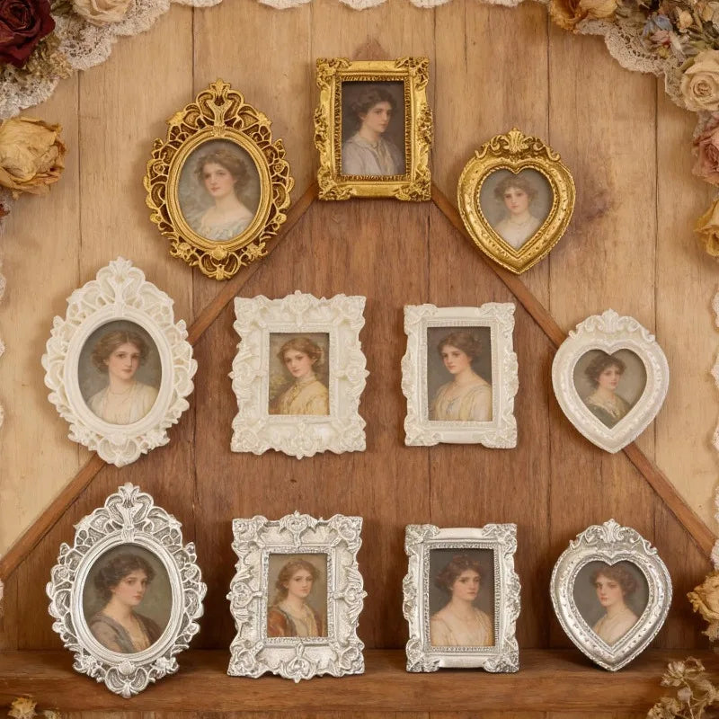 Vintage Mini Picture Frames for DIY Crafts & Decor
