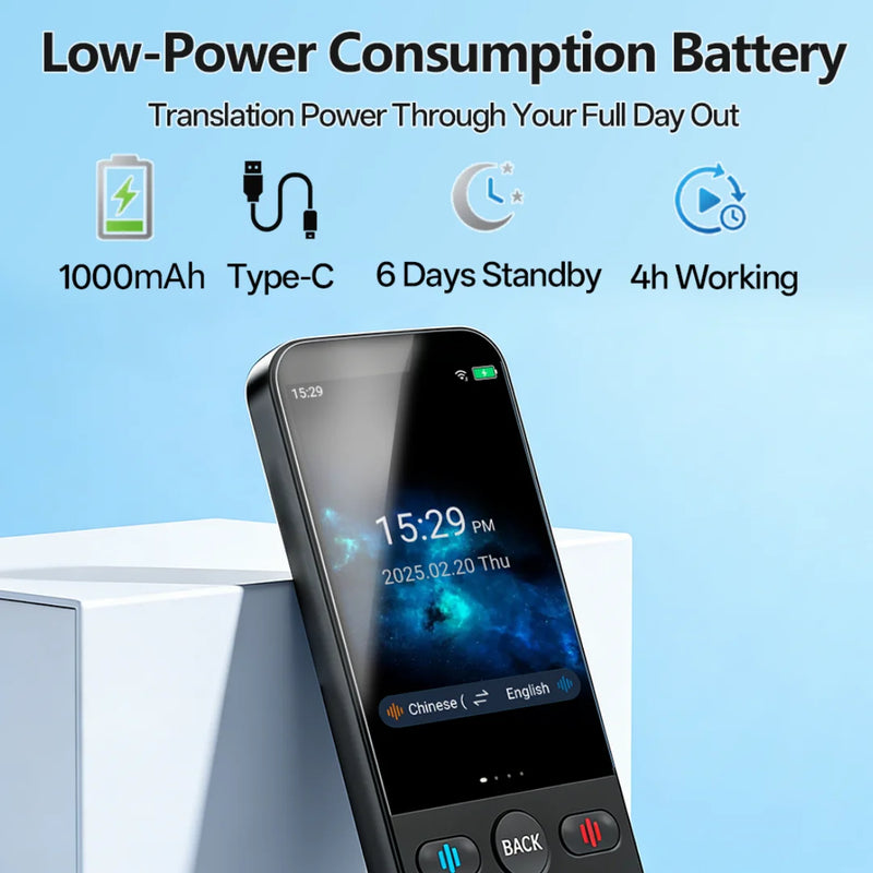 Portable AI Voice Translator with Offline & Online Support