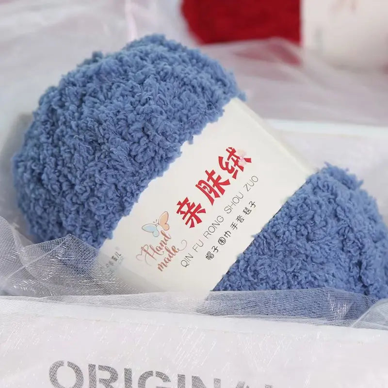 Soft Chenille Yarn for Knitting and Crochet Projects
