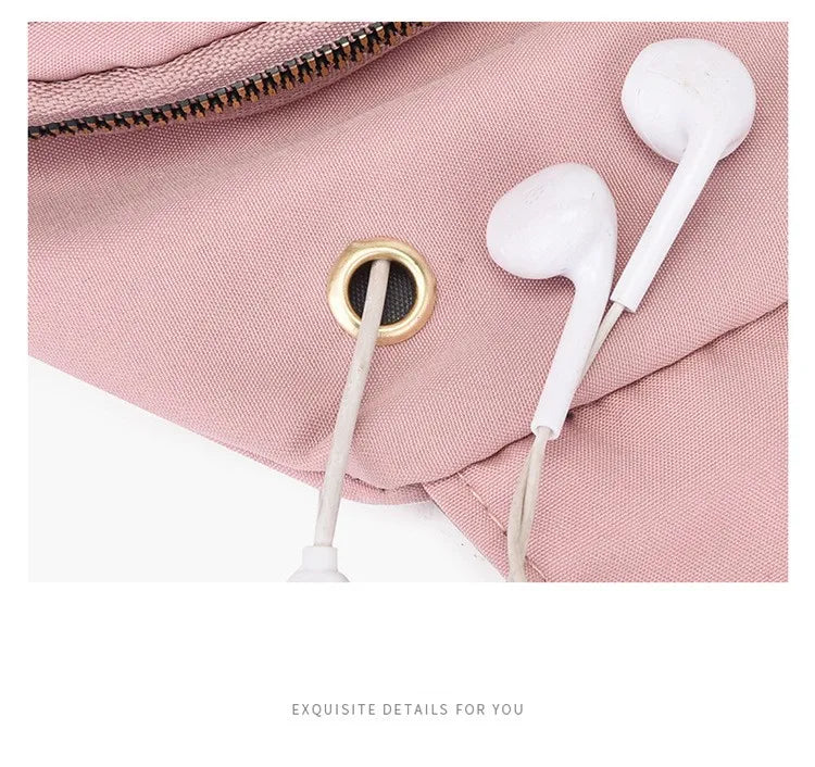 Women's Waterproof Sling Crossbody Bag with Adjustable Strap