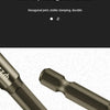 Carbide Four-Blade Serrated Drill Bit Set 6-10mm for Tile, Ceramic, and Stone