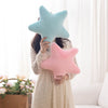 Plush Star Decor Pillow for Bed and Sofa