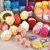 12-Color Soft Acrylic Yarn Set for Knitting & Crochet