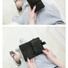 Compact Frosted Tri-Fold Wallet for Women