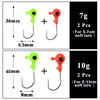 Realistic Soft Bait Fishing Lures with Jig Heads