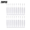A set of 20 shower cleaning brushes with anti-clogging nozzles for cleaning.