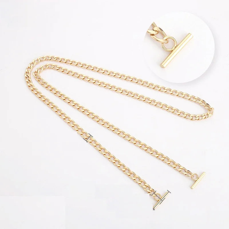 316L Stainless Steel Curb Chain Necklace for Women