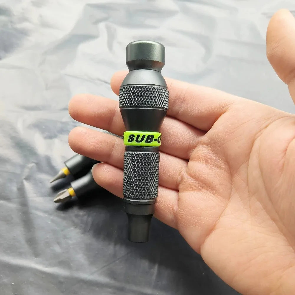 Compact Multi-Bit Ratchet Screwdriver Set