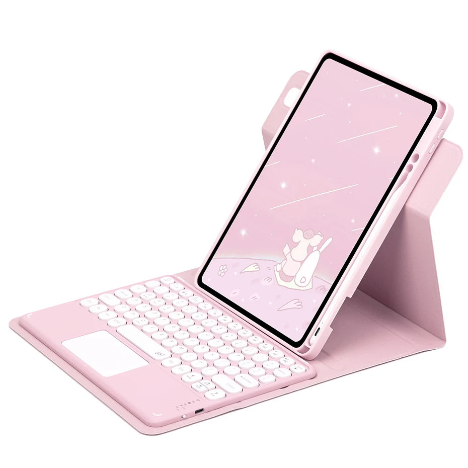 360° Rotating Keyboard Case for iPad with Magnetic Stand
