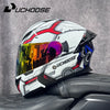 Modular Flip-Up Motorcycle Helmet with Removable Chin Guard