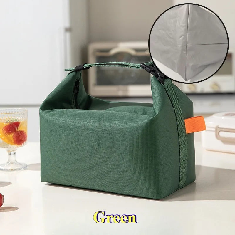 Insulated Lunch Bag for Adults – Waterproof Oxford Tote with Leakproof Lining