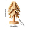 Foldable Wooden Trivet Set with Heat-Resistant Design