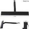 Shower Squeegee with Hanging Silicone Holder for Glass Doors & Mirrors