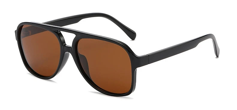 Gafas de sol piloto polarizadas oversize