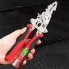 Multifunctional Wire Stripping Pliers with Digital Voltage Tester