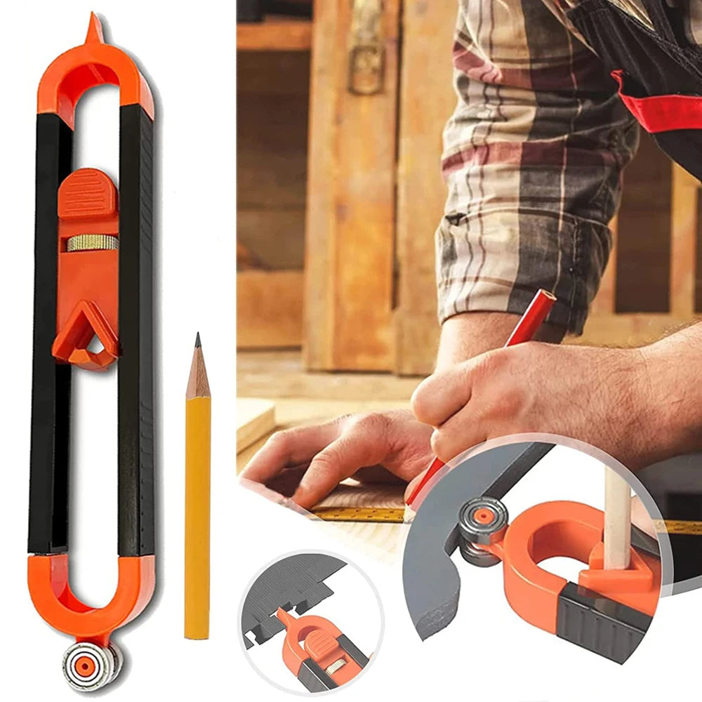 Locking Contour Gauge for Precise Profile Duplication