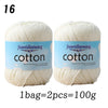 Premium 100% Cotton Yarn – Medium-Fine Weight for All-Season Knitting