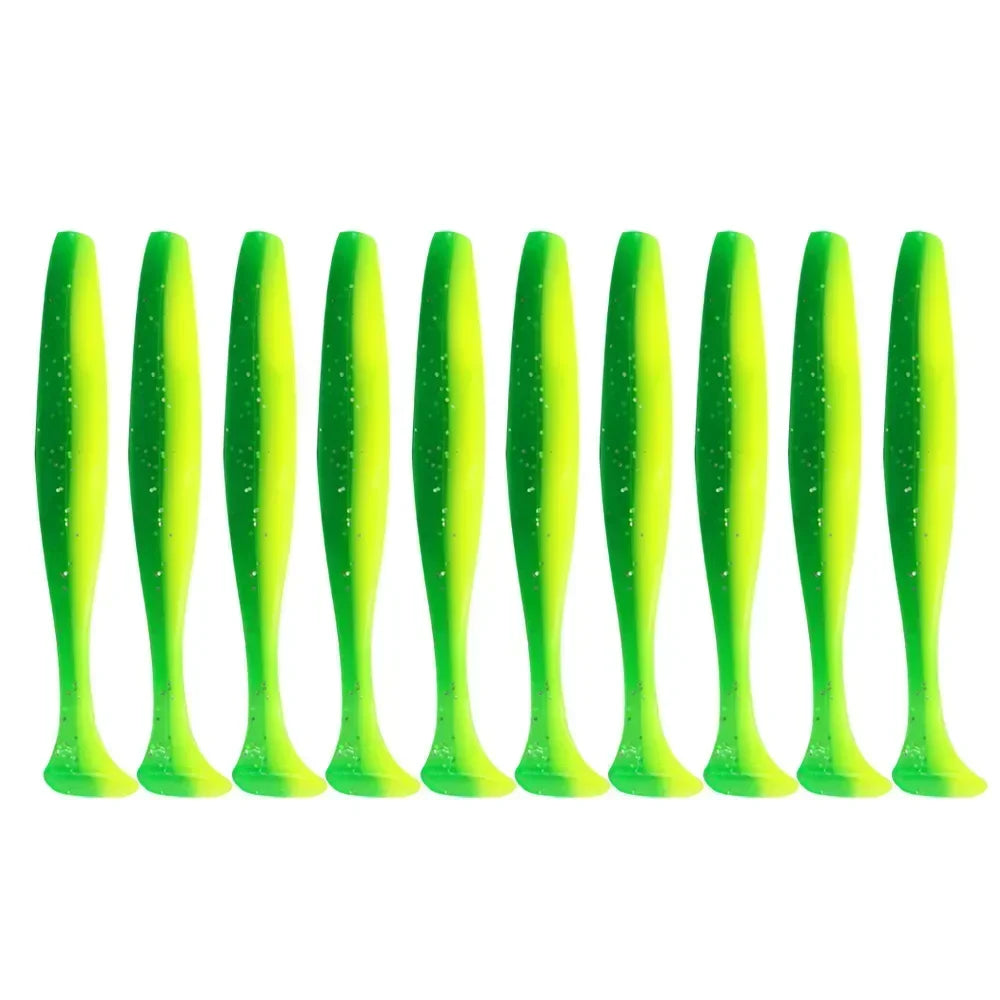 Realistic Soft Bait Fishing Lures with Jig Heads