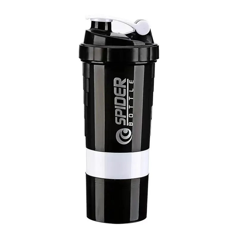 3-Compartment Protein Shaker Bottle