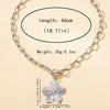Collier Pendentif Fleur de Wisteria Vintage