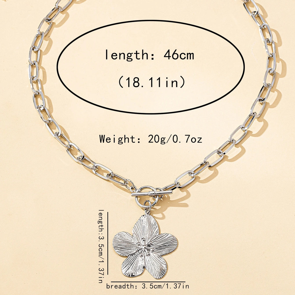 Collier Pendentif Fleur de Wisteria Vintage