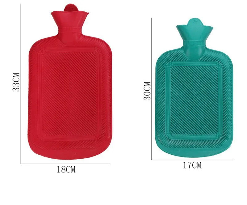 Classic Rubber Hot Water Bottle with Soft Cover