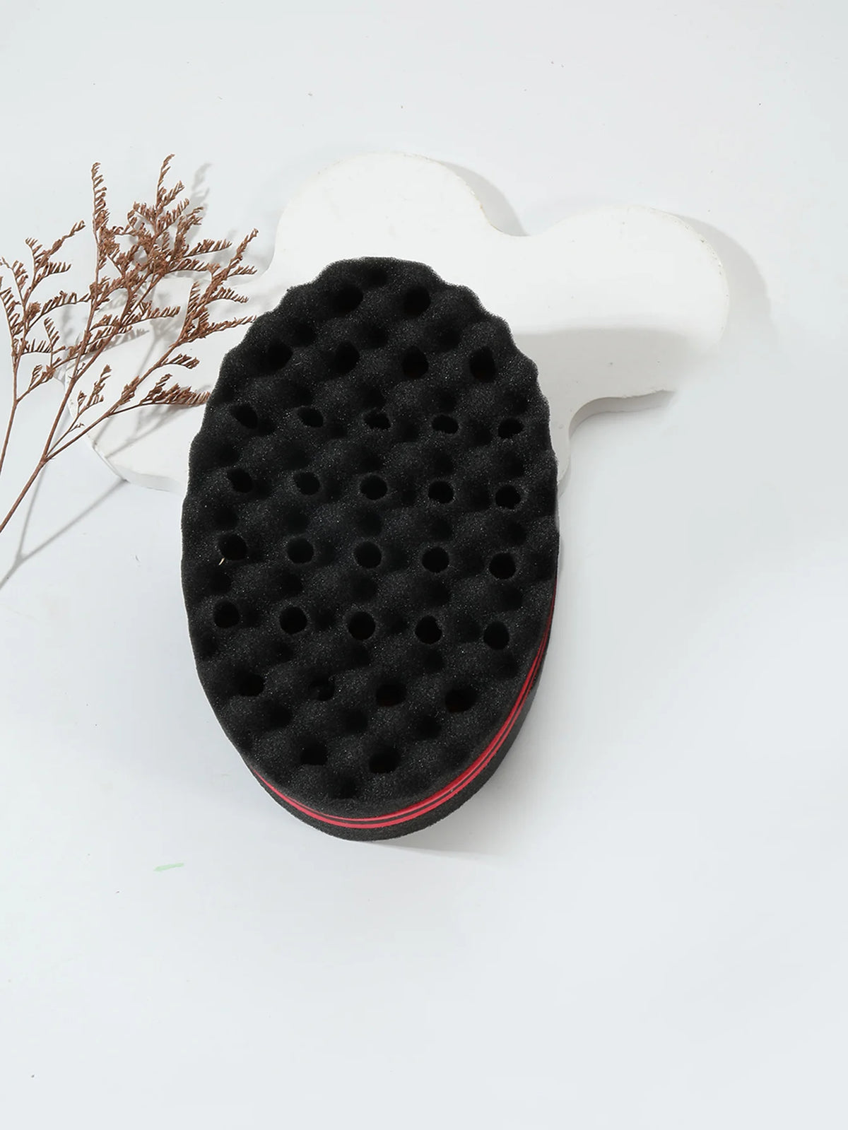 Professional Curl Defining Sponge Brush for Natural Hair