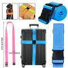 Secure Adjustable Luggage Strap with Combination Lock