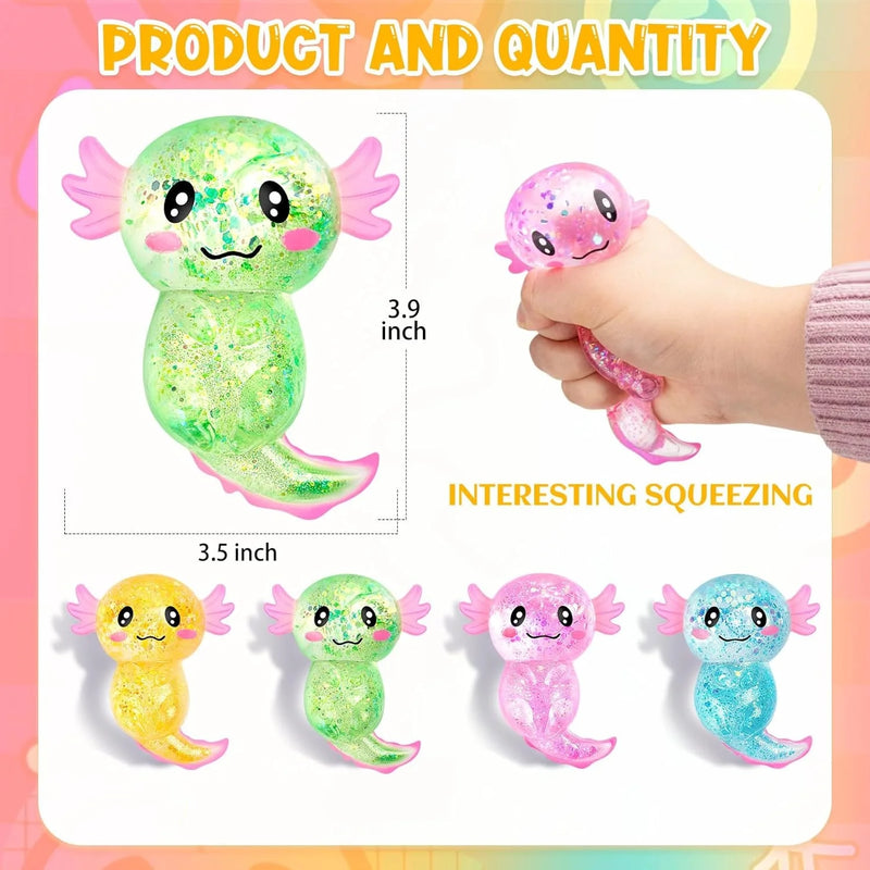 Squishy Axolotl Stress Relief Toy