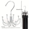 Rotatable Stainless Steel Belt Organizer Hanger