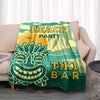 Manta de Lana Fleece con Estampado Tiki Bar Aloha