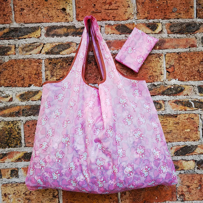 Foldable Eco-Friendly Shopping Bag with Cartoon Print