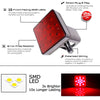 LED Trailer Hitch Receiver Cover with Brake & Tail Lights