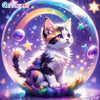 Kit de Pintura con Diamantes para Gatos