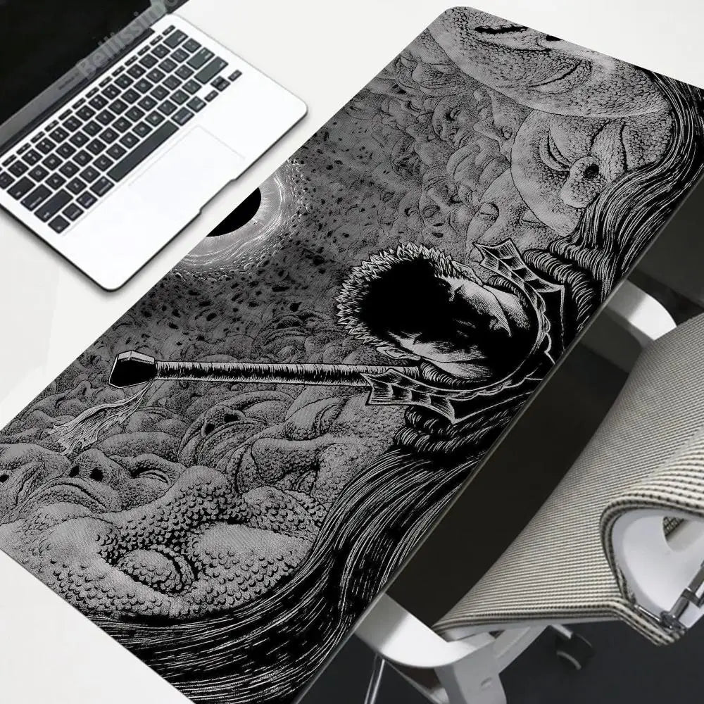 Berserk Anime XXL Gaming Mouse Pad with Non-Slip Rubber Base