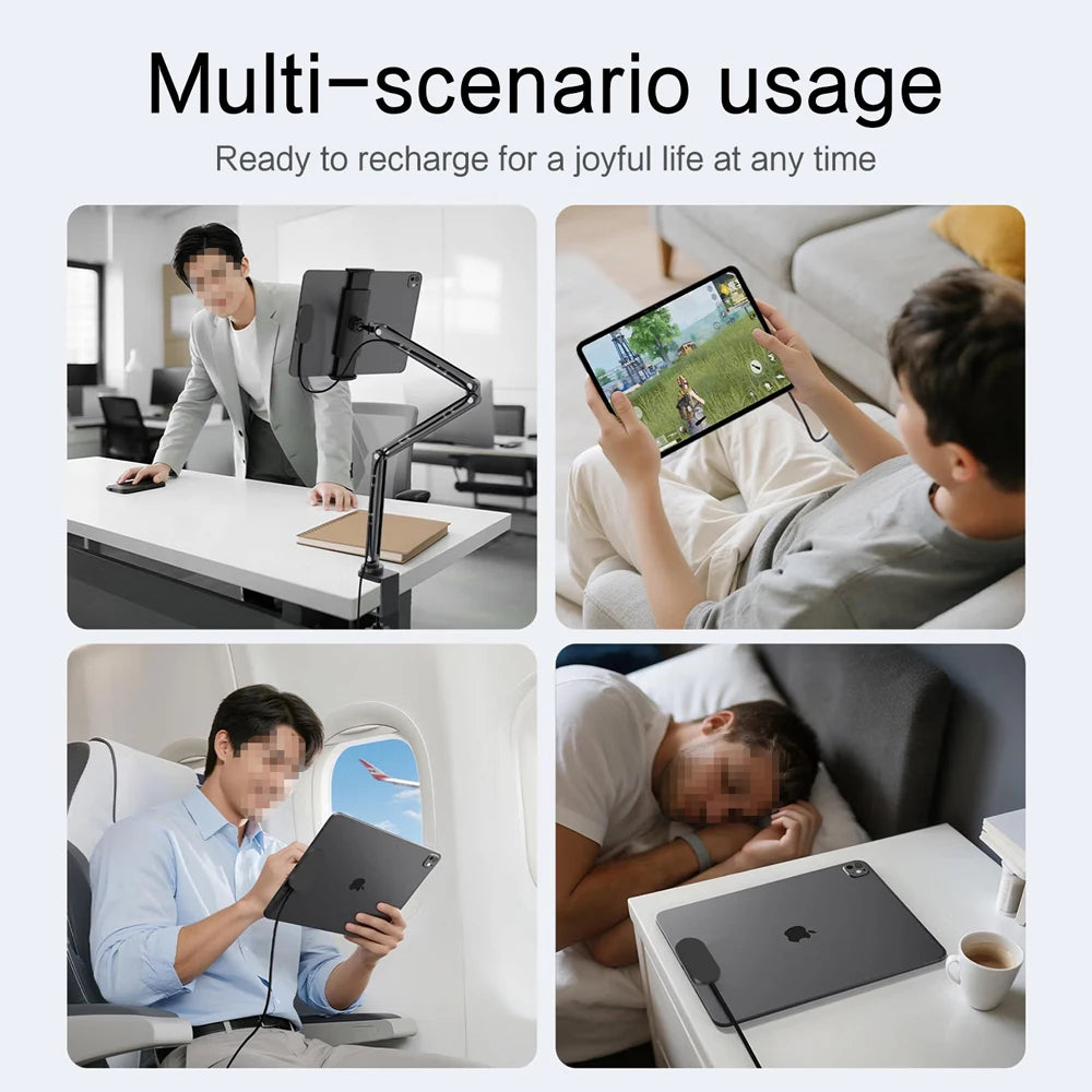 Magnetic Wireless Charger for iPad Pro & Air with USB-C Cable