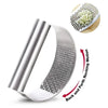 Stainless Steel Garlic Press with Ergonomic Handle