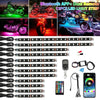 RGB Motorcycle Under-Glow LED Light Kit with Remote