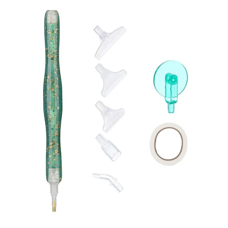 5D Diamond Painting Pen Kit with Roller & Tape